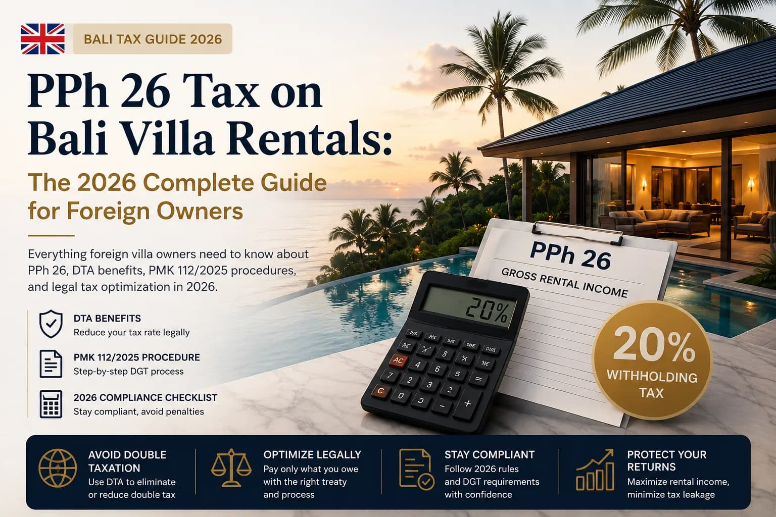 PPh 26 Tax on Bali Villa Rentals: The 2026 Complete Guide for Foreign Owners