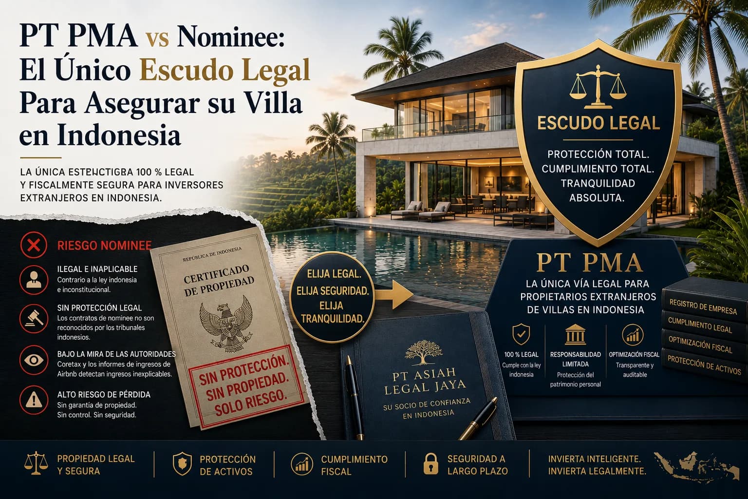 PT PMA vs Nominee: El Único Escudo Legal Para Asegurar su Villa en Indonesia