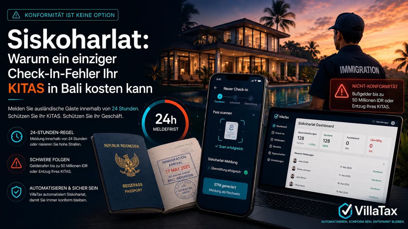 Siskoharlat: Warum ein einziger Check-In-Fehler Ihr KITAS in Bali kosten kann